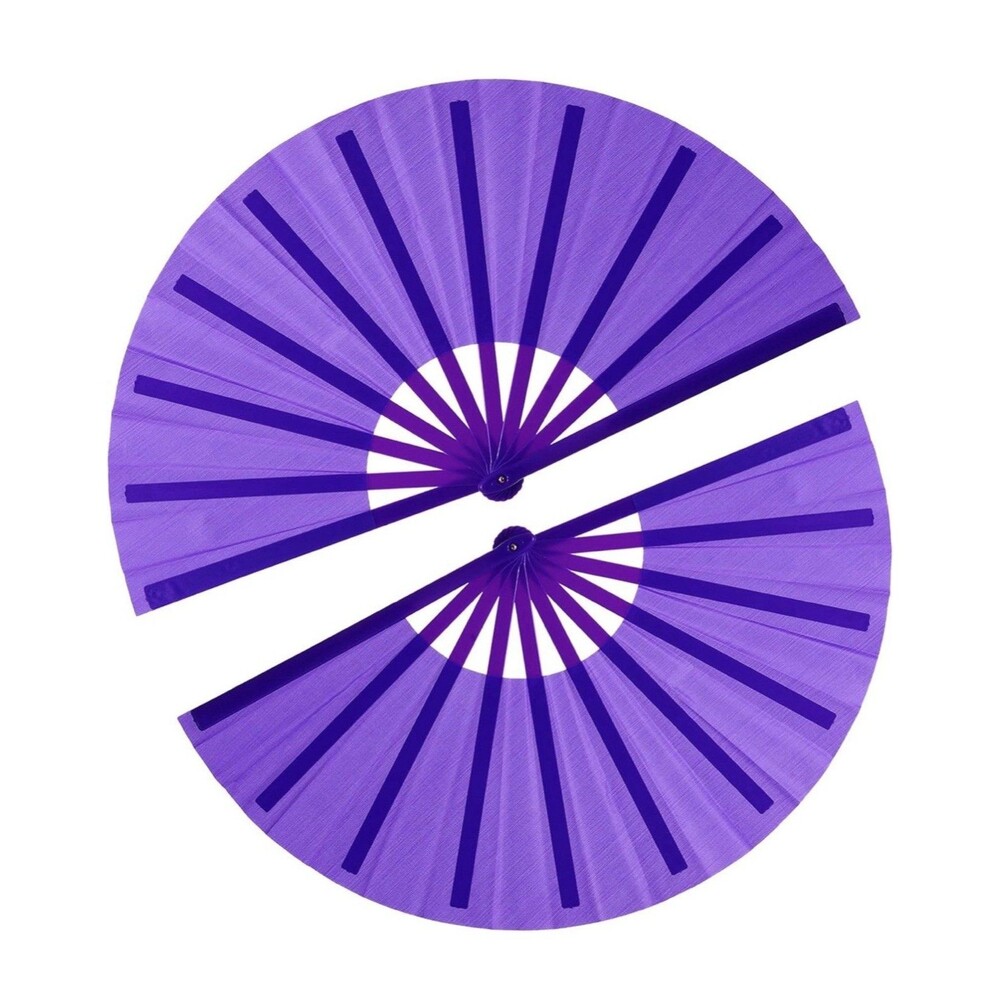 13inch Large Rave Fan Popping Fan for Line Dancing Foldable,Boots on The Ground